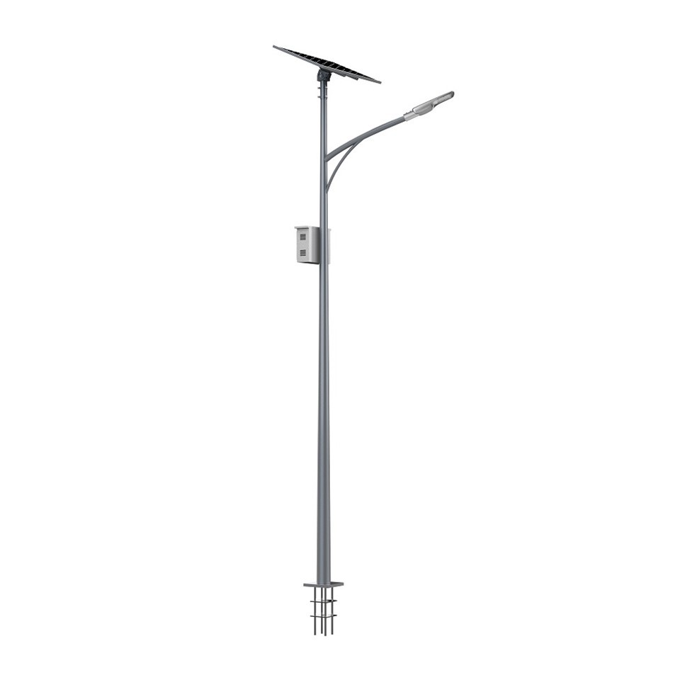 04 - Street Light with Solar Panel and Battery 04 - Street Light with Solar Panel and Battery